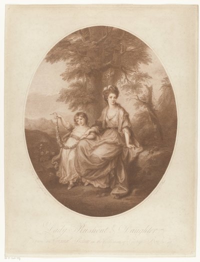 Leydi Rebecca Northwick ve kızı Anne Rushout