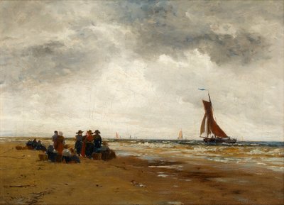 Balıkçı Teknelerinin Dönüşünü Beklerken, Hollanda by Thomas Bush Hardy