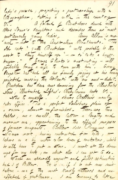 Frank Bellew ile paylaştığı ofisi ve William Boutcher