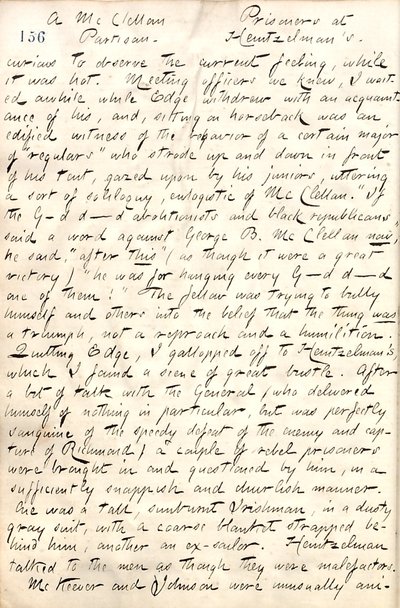 Thomas Butler Gunn Diaries- Cilt 19, sayfa 177, 4 Mayıs 1862 by Thomas Butler Gunn