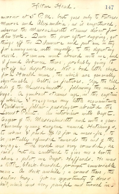 Thomas Butler Gunn Diaries- Cilt 20, sayfa 161, 8 Eylül 1862 by Thomas Butler Gunn