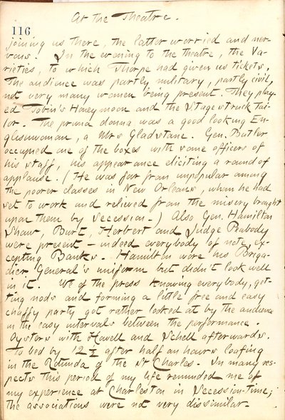 Thomas Butler Gunn Diaries- Cilt 21, sayfa 127, 22 Aralık 1862 by Thomas Butler Gunn