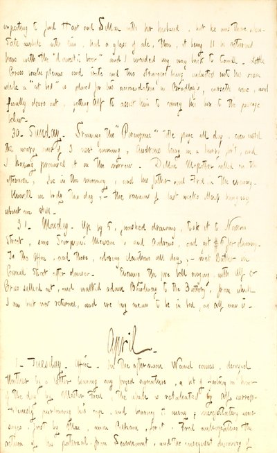Thomas Butler Gunn Diaries- Cilt 2, sayfa 70, 29 Mart-1 Nisan 1851 by Thomas Butler Gunn