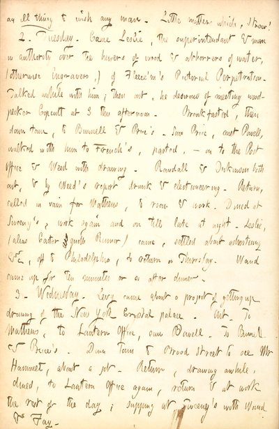 Thomas Butler Gunn Diaries- Cilt 5, sayfa 83, 1-3 Kasım 1852 by Thomas Butler Gunn