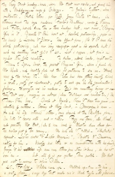 Thomas Butler Gunn Diaries- Cilt 6, sayfa 206, 24-25 Kasım 1853 by Thomas Butler Gunn