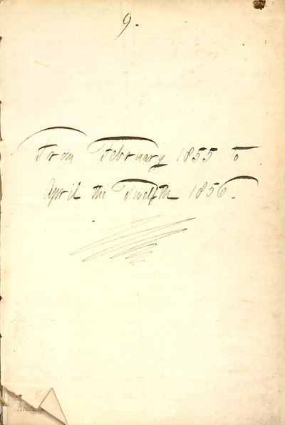 Thomas Butler Gunn Diaries- Cilt 7, sayfa 5, 1855-1856 by Thomas Butler Gunn
