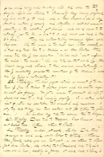 Thomas Butler Gunn Diaries- Cilt 9, sayfa 32, 21-24 Kasım 1857 by Thomas Butler Gunn