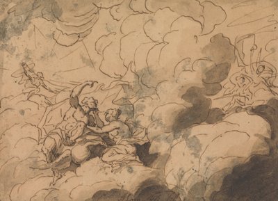 Homeros'un İlyada'sına İllüstrasyon by Thomas Carwitham