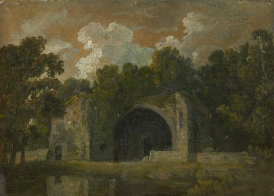 Bir manzaradaki kalıntılar by Thomas Churchyard