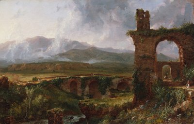 Tivoli Yakınlarından Bir Görünüm (Sabah) by Thomas Cole