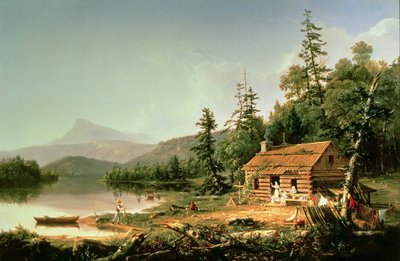 Ormandaki Ev, 1847 by Thomas Cole