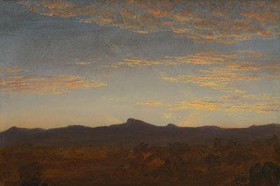 "Catskill Creek" için çalışma, c.1844-5 (tahta üzerine yağlı boya) by Thomas Cole