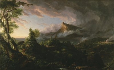 İmparatorluğun Seyri: Vahşi Devlet by Thomas Cole