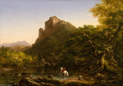 Dağ Ford, 1846. by Thomas Cole