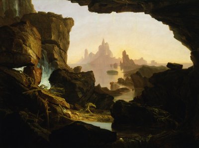 Tufan Sularının Bastırılması, 1829. by Thomas Cole