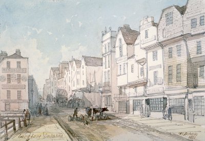 Long Lane, Londra Şehri, 1851. by Thomas Colman Dibdin