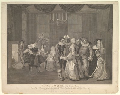 Kraliyet Masquerade Somerset House, 21 Ekim 1805. by Thomas Cook