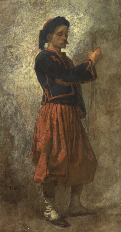 Bir Zouave, 1856-62 by Thomas Couture