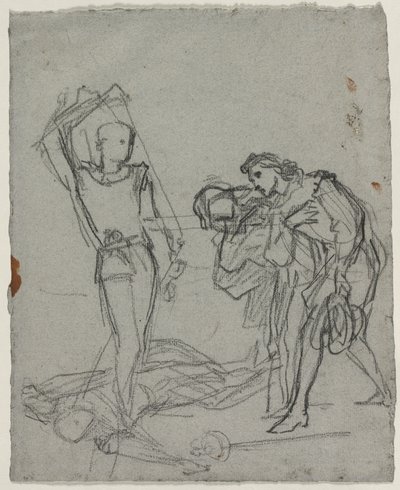 Maskeli Balo sonrası düello, c. 1857. by Thomas Couture