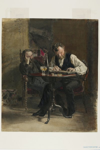Zither Çalan by Thomas Cowperthwait Eakins