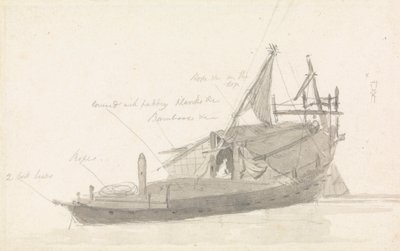 Balıkçı Mavnası by Thomas Daniell