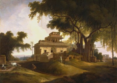 Naurattan, Sasaram, Bihar Harabeleri by Thomas Daniell