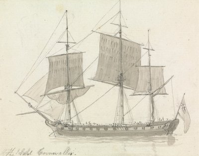 Gemi, 'Earl Cornwallis' by Thomas Daniell