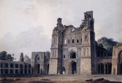 Atal Camii, Jaunpur, Uttar Pradesh, by Thomas Daniell