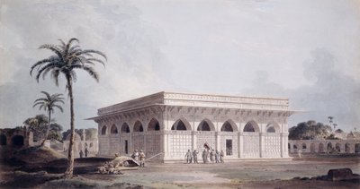 Altmış Dördüncü Sütun Nizamuddin, Delhi, by Thomas Daniell