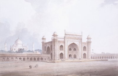 Tac Mahal Geçidi, Agra, Uttar Pradesh, by Thomas Daniell