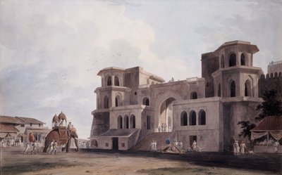Panch Mahal Kapısı, Lucknow, Uttar Pradesh, c. 1789 by Thomas Daniell