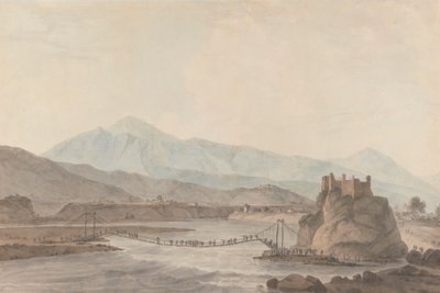 Srinaga'daki Halat Köprü by Thomas Daniell