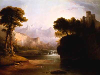 Fantastik Manzara, 1834. by Thomas Doughty