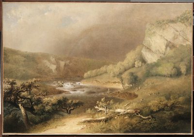 Rapids Nehri, 1825 by Thomas Doughty