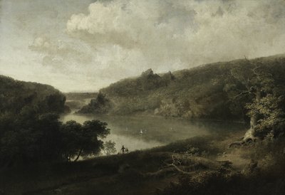 Göl Manzarası, c.1830 (tuval üzerine yağlıboya) by Thomas Doughty