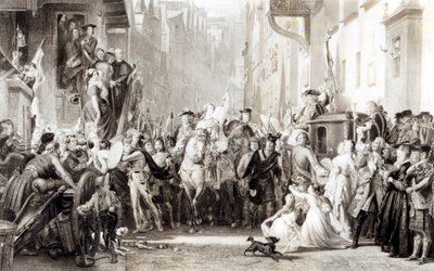 Prens Charles Edward (1720-88) ve Highlanders, Preston Savaşı