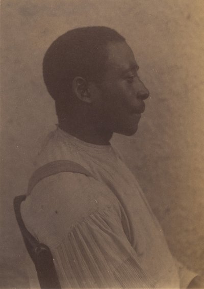 Afrikalı-Amerikalı Adam, ca. 1884. by Thomas Eakins
