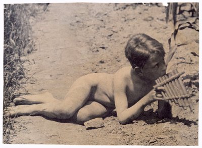 Arcadia için Ben Crowell Çalışması, c. 1883. by Thomas Eakins