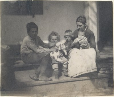 [Frances Crowell, Tanımlanamayan Çocuk, Katie, James ve Frances Crowell ile birlikte], 1890., 1890. by Thomas Eakins