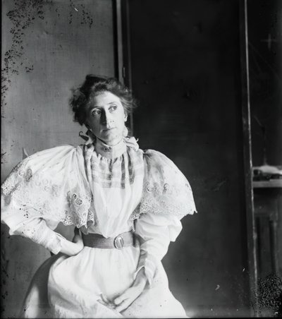 Jennie Dean Kershaw Bayan Samuel Murray, c. 1897. by Thomas Eakins