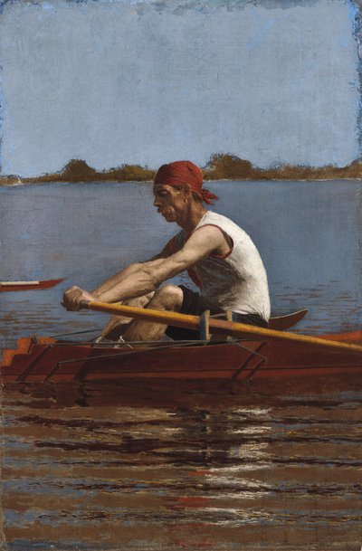 John Biglin Tek Kafatasında, 1874 by Thomas Eakins
