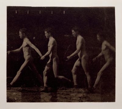 Tanımlanamayan Modelin Marey Tekerlek Fotoğrafları, 1884. by Thomas Eakins