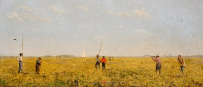 Demiryolu için İtme, 1874 by Thomas Eakins