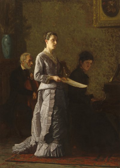 Acınası Bir Şarkı Söylemek by Thomas Eakins