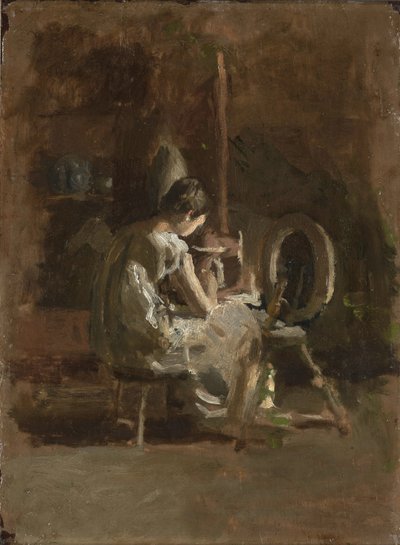 “Home-Spun” için Eskizler, 1881 by Thomas Eakins