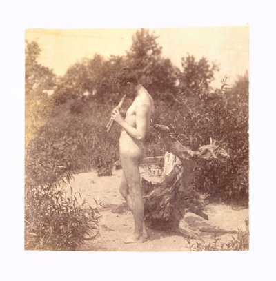 Arcadia için Daimi Piper Çalışması, c. 1883. by Thomas Eakins