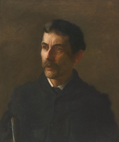 Talcott Williams, c. 1889. by Thomas Eakins