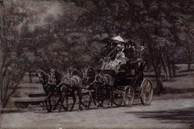 Fairman Rogers Dört Elinde (Parkta Bir Mayıs Sabahı) by Thomas Eakins