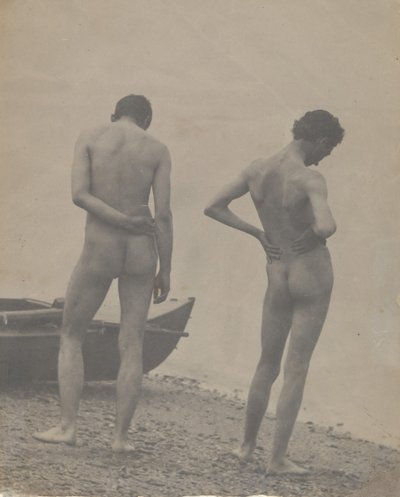 Thomas Eakins ve John Laurie Wallace Sahilde, yaklaşık. 1883. by Thomas Eakins