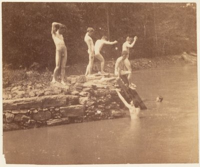 Thomas Eakins ve Öğrencileri, c. 1883. by Thomas Eakins